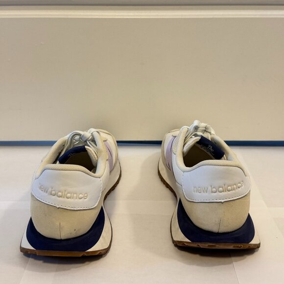 New Balance 237 Women’s Sneakers Beige Canvas Purple N, Retro Running Style - Picture 5 of 9